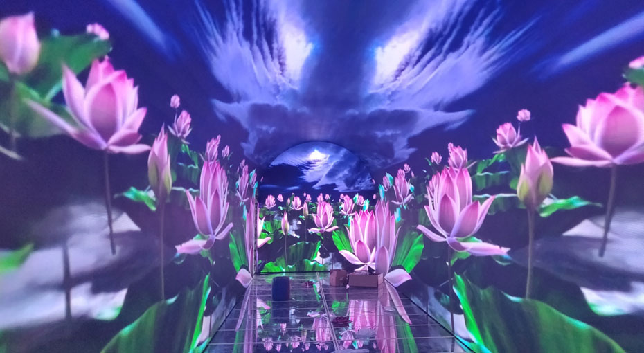 许昌某滑雪游乐场隧路屏