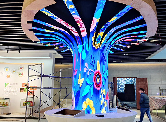 沉庆梁平展厅树型屏