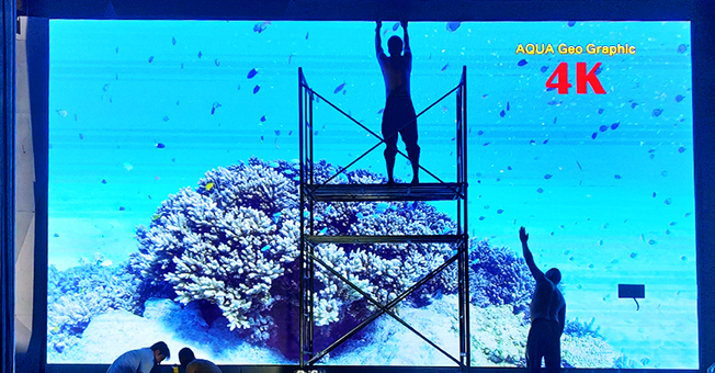 长春市解放大路幼学汇报厅 P2.5 高清 LED 显示屏节造系统项目