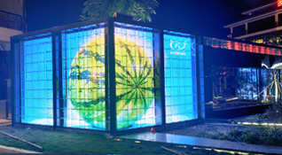 广西武威月饼幼镇展示厅多屏联动 LED 显示屏节造系统项目