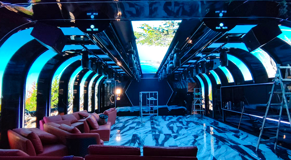 云南昭通某 KTV 全场景多区域 LED 显示系统项目