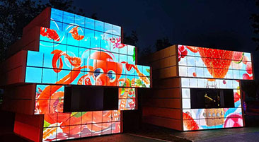 哈密北戴河鸽子公园 LED 显示节造系统项目