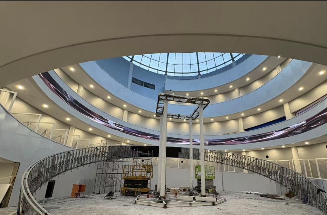 屏幕阶梯式偏移旋转