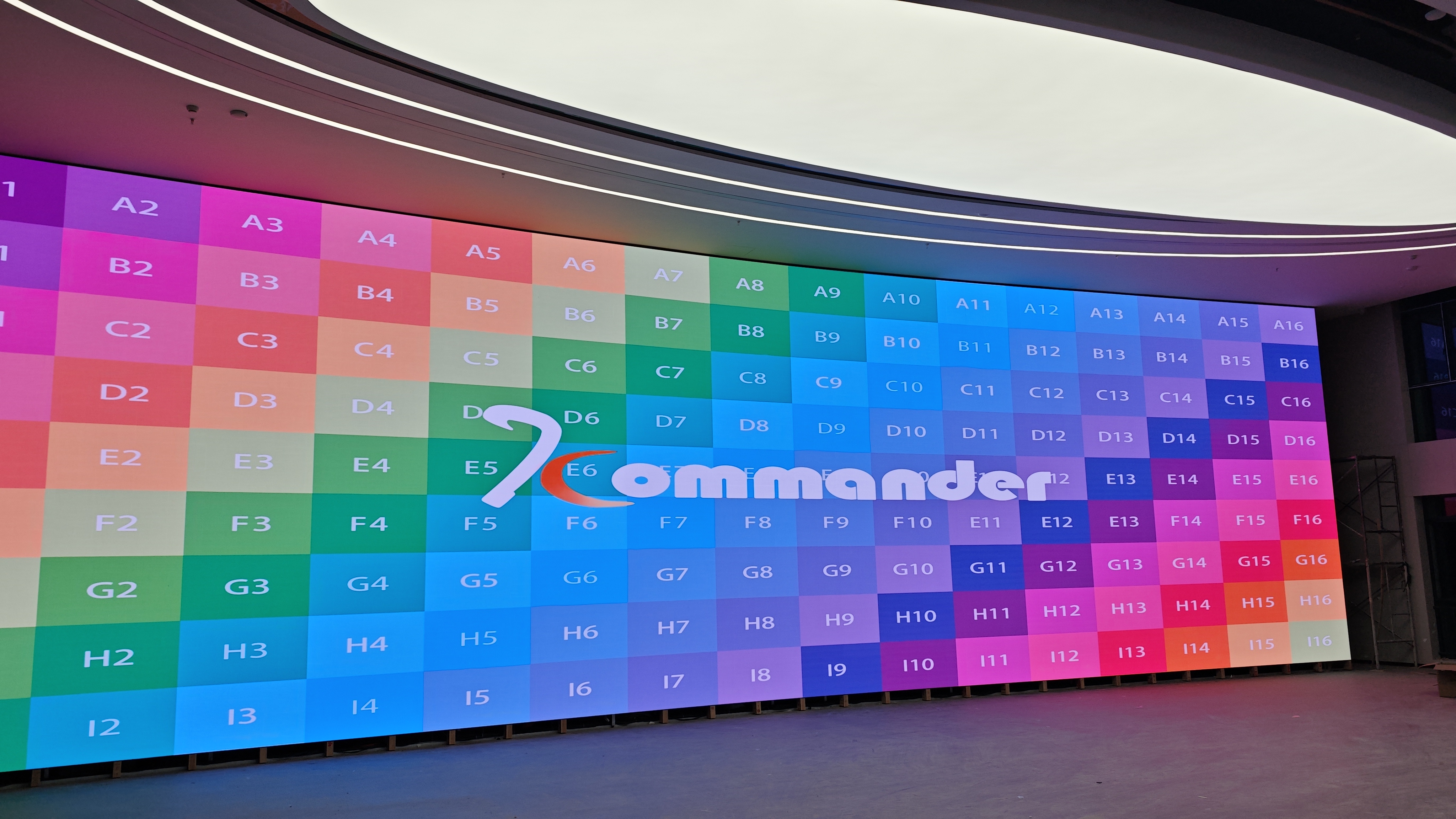 浏阳市公安局指挥调杜纂信息展示 LED 显示系统项目